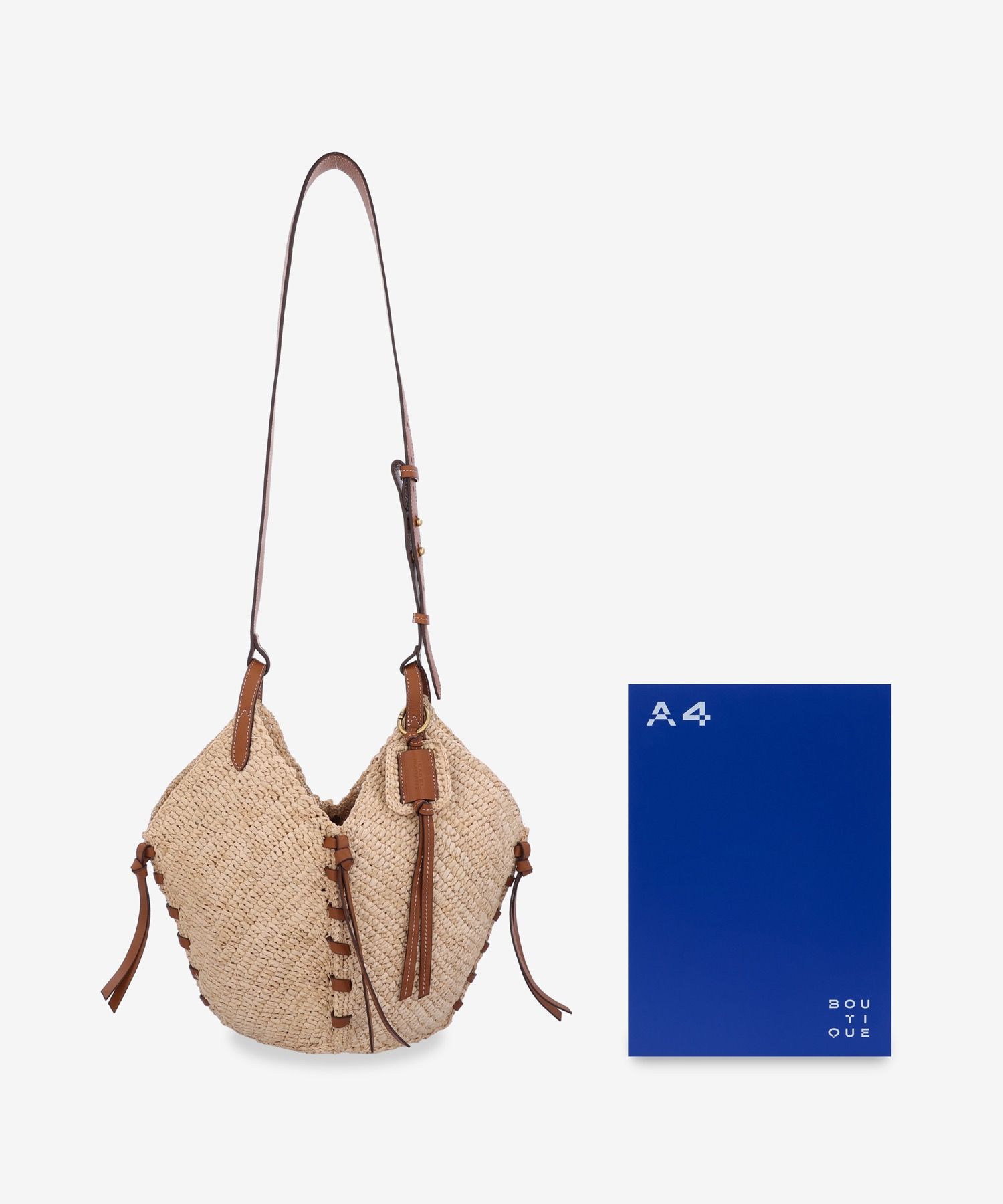 【送料関税込み】Isabel Marant ミニ タンパラフィア バッグ TAMPA MINI BAG Woman natural and cognac | ISABEL MARANT