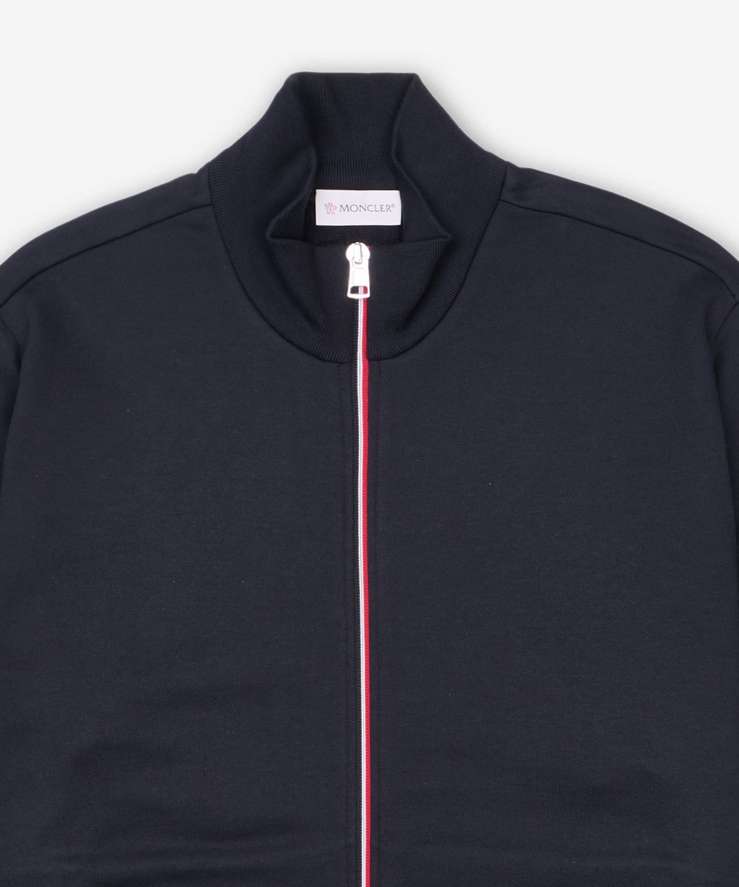 MUSINSA | MONCLER Trimming Cotton Zip-up Man to Man - Night