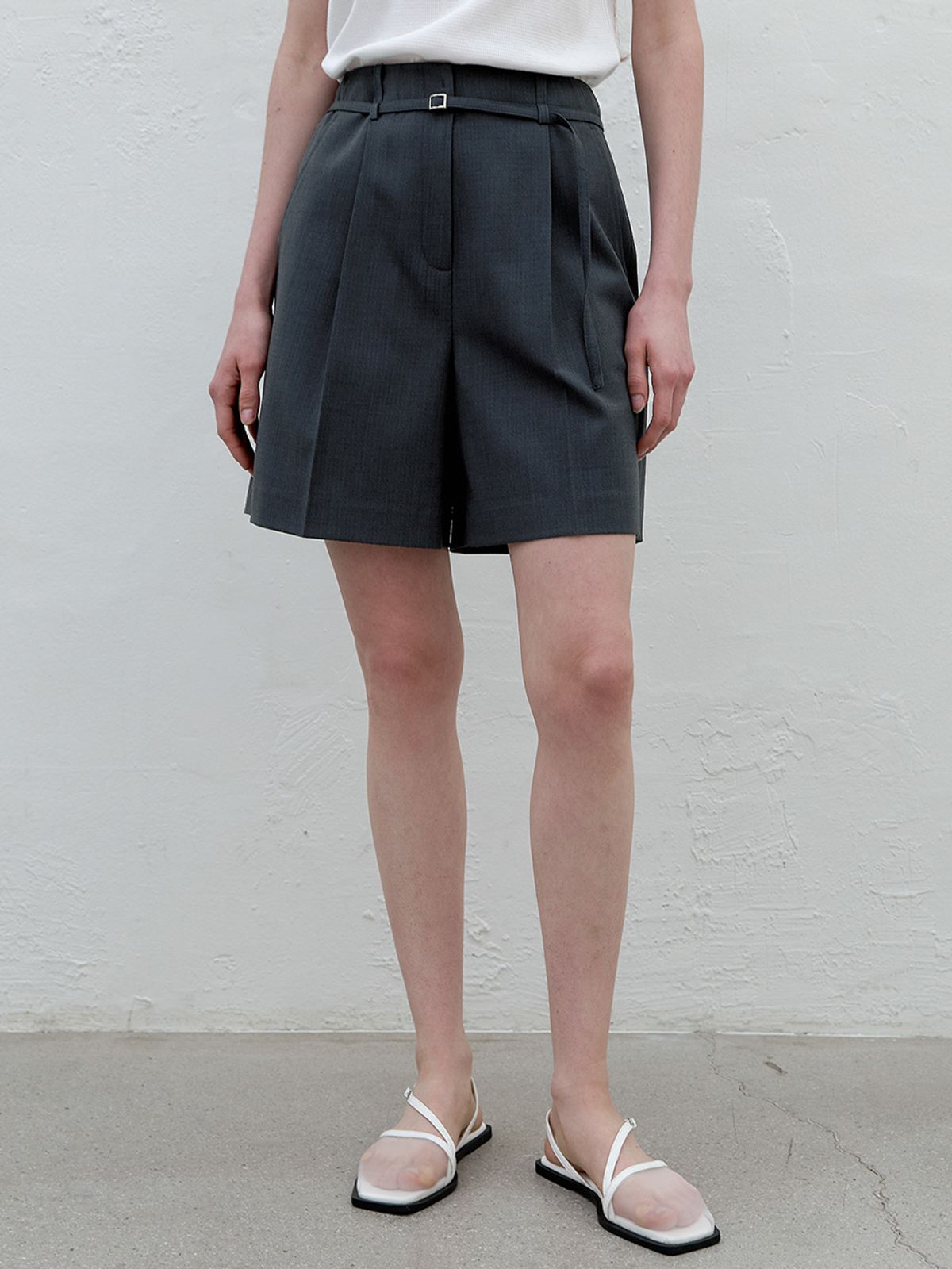 아틀리에 나인(ATELIER NAIN) ESSENTIAL TAS SET-UP SHORTS PANTS(PT-5654)