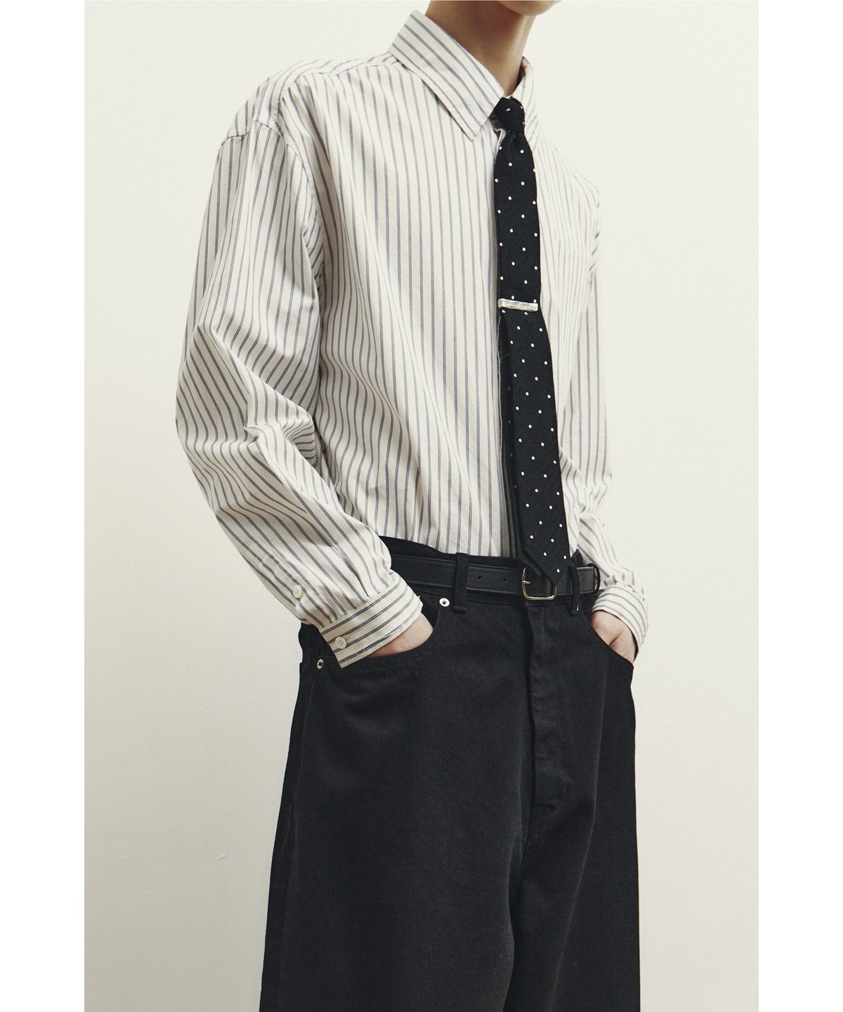 유스(YOUTH) Stripe Shirt - Ivory Stripe