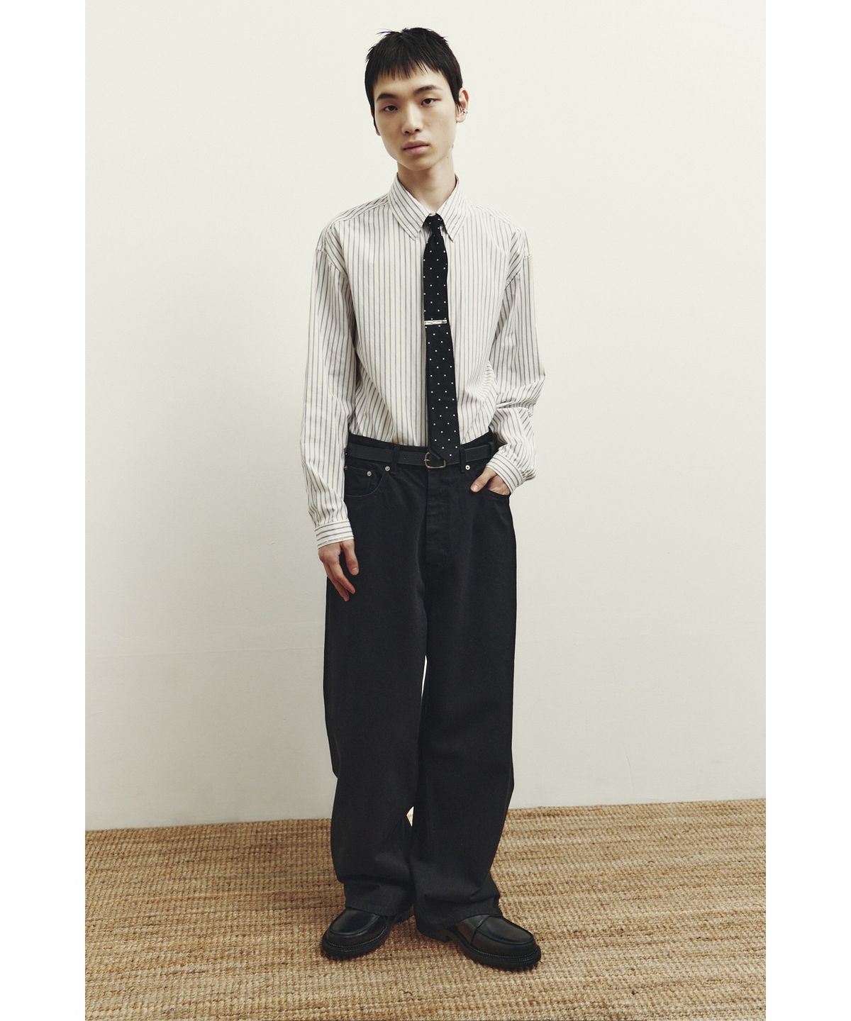 유스(YOUTH) Stripe Shirt - Ivory Stripe