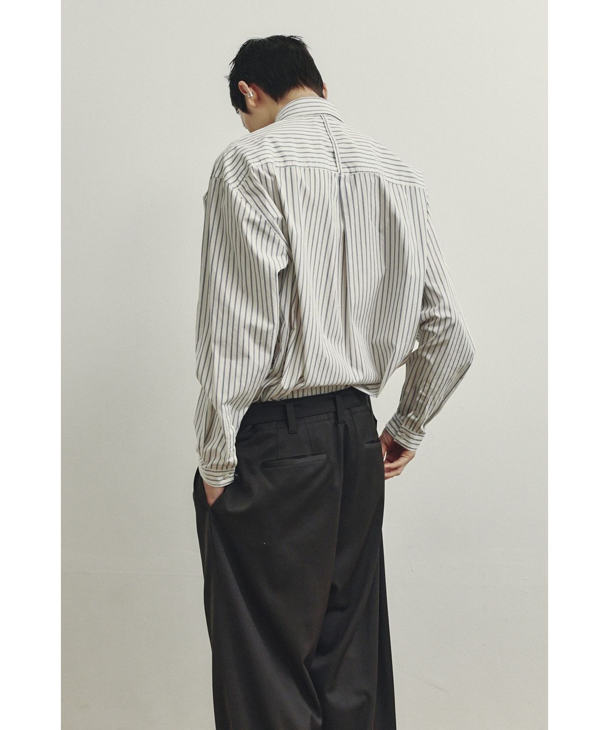 유스(YOUTH) Stripe Shirt - Ivory Stripe