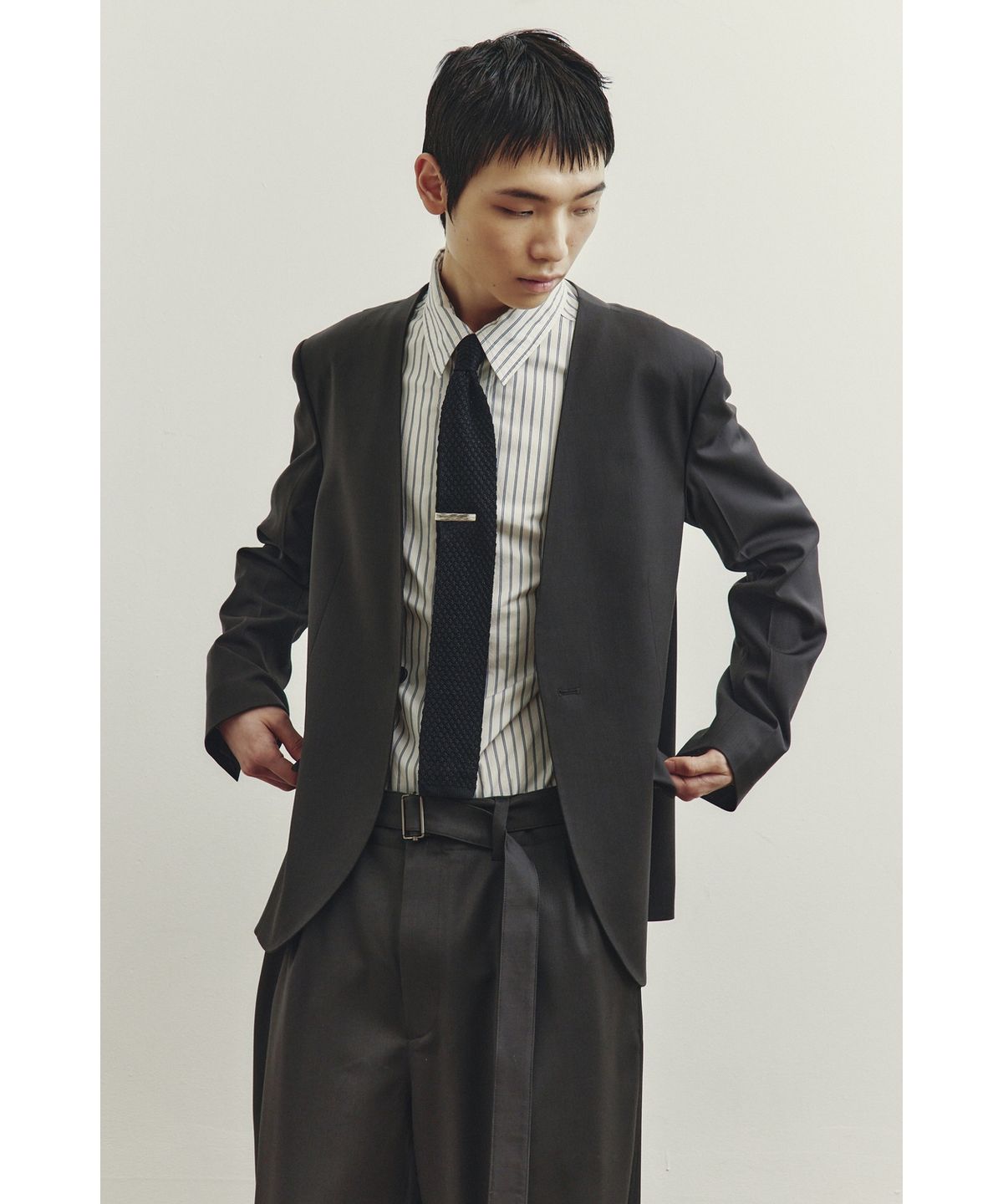 유스(YOUTH) Stripe Shirt - Ivory Stripe
