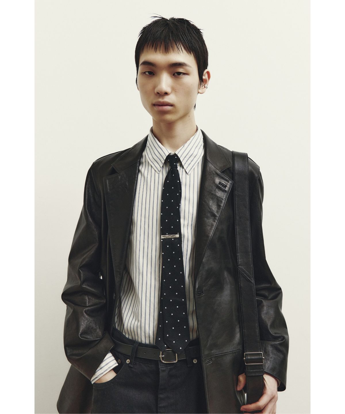 유스(YOUTH) Stripe Shirt - Ivory Stripe