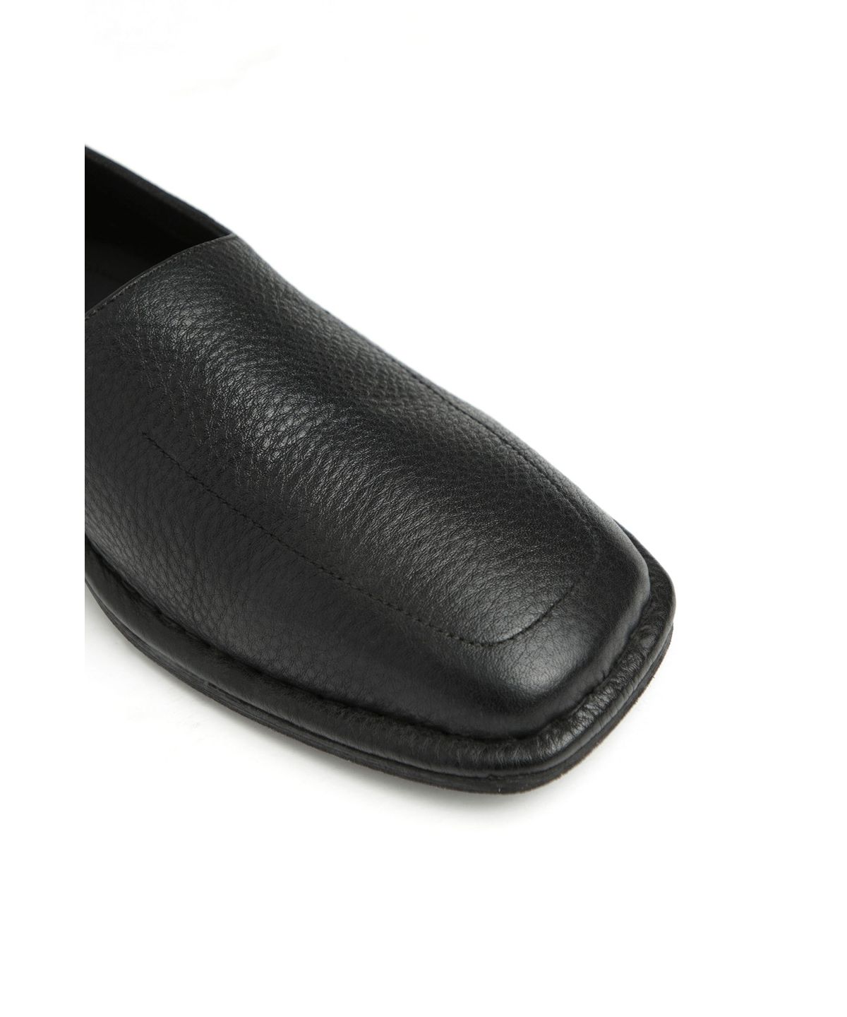 유스(YOUTH) Square Toe Loafer - Black