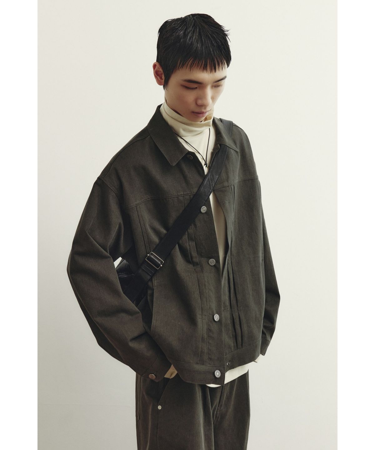 유스(YOUTH) Denim Jacket - Khaki