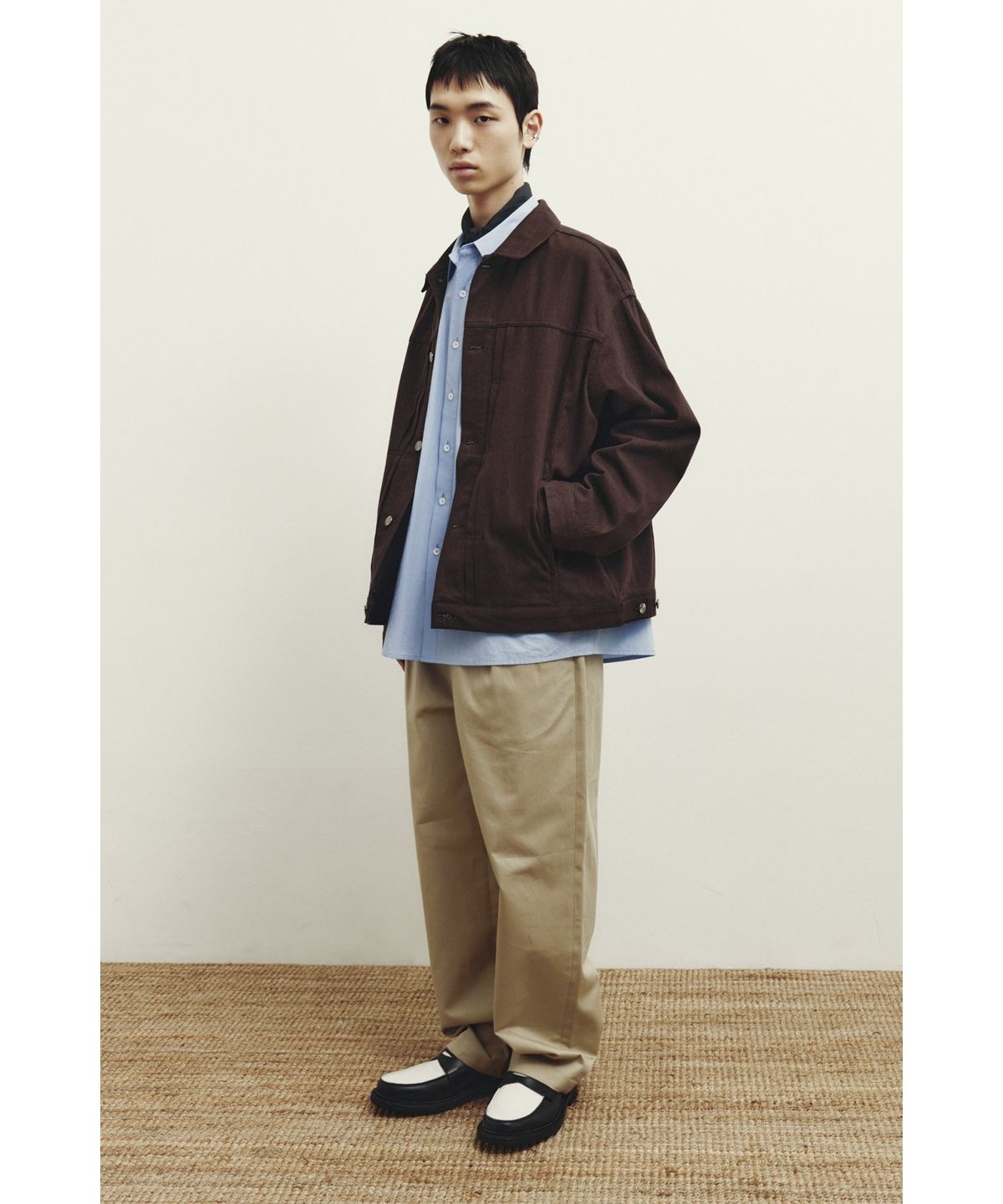 유스(YOUTH) Denim Jacket - Brown
