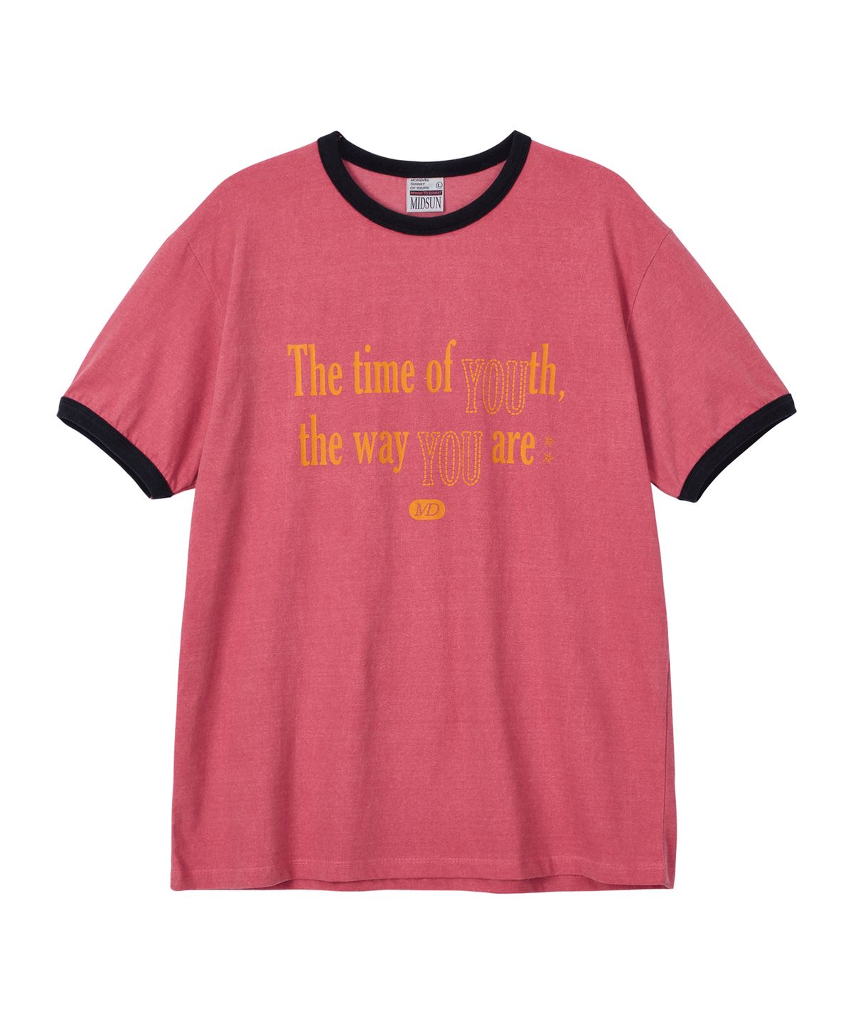 미드선(MIDSUN) Perenne Youth Ringer Tee-Red