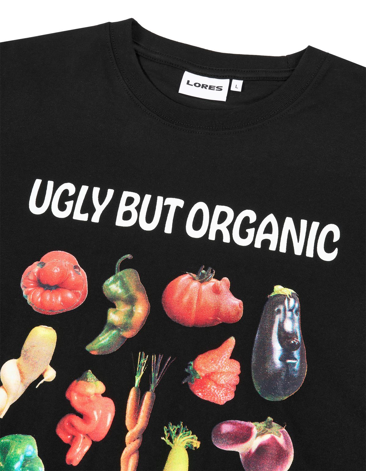 로어즈(LORES) Veggie S/S Tee - Black