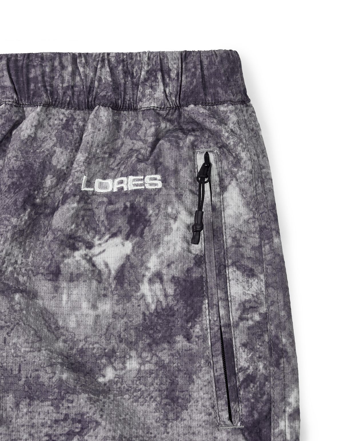 로어즈(LORES) Tide Light Belted Short - Black