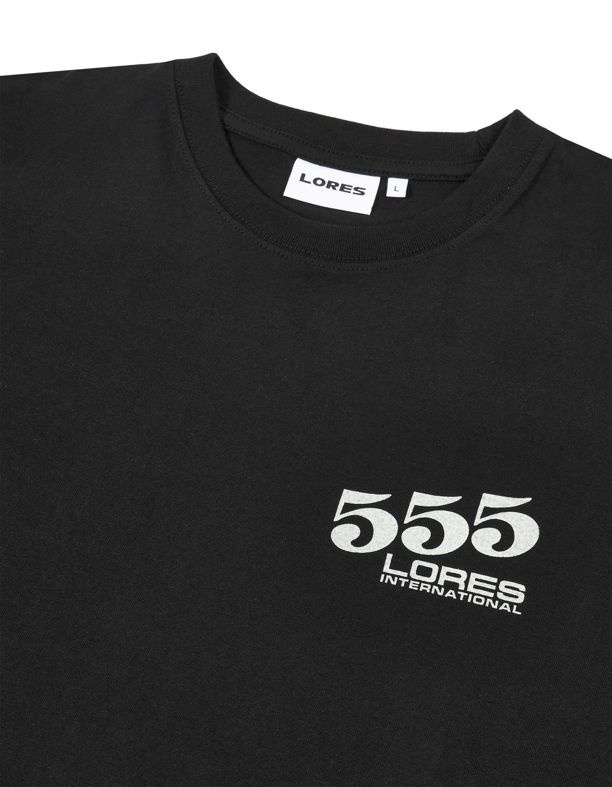 로어즈(LORES) Angel Number S/S Tee - Black