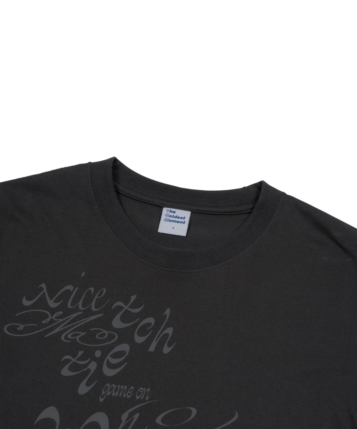 더콜디스트모먼트(THE COLDEST MOMENT) TCM tie T (charcoal)