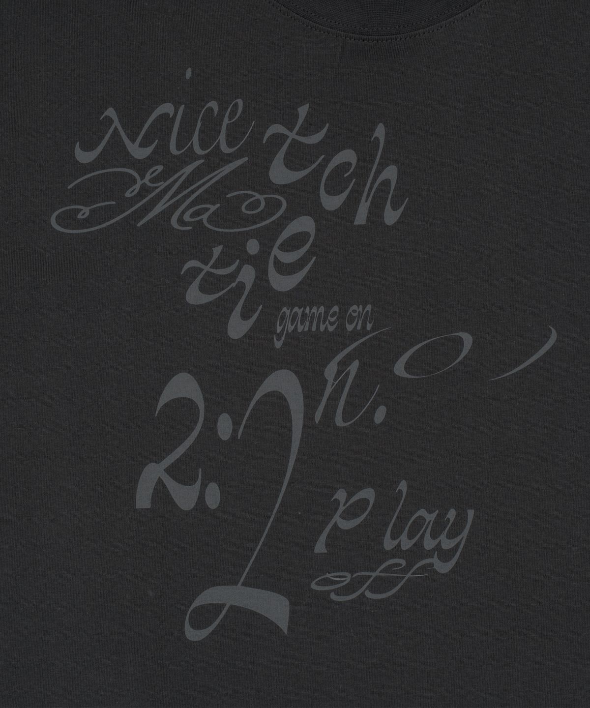 더콜디스트모먼트(THE COLDEST MOMENT) TCM tie T (charcoal)