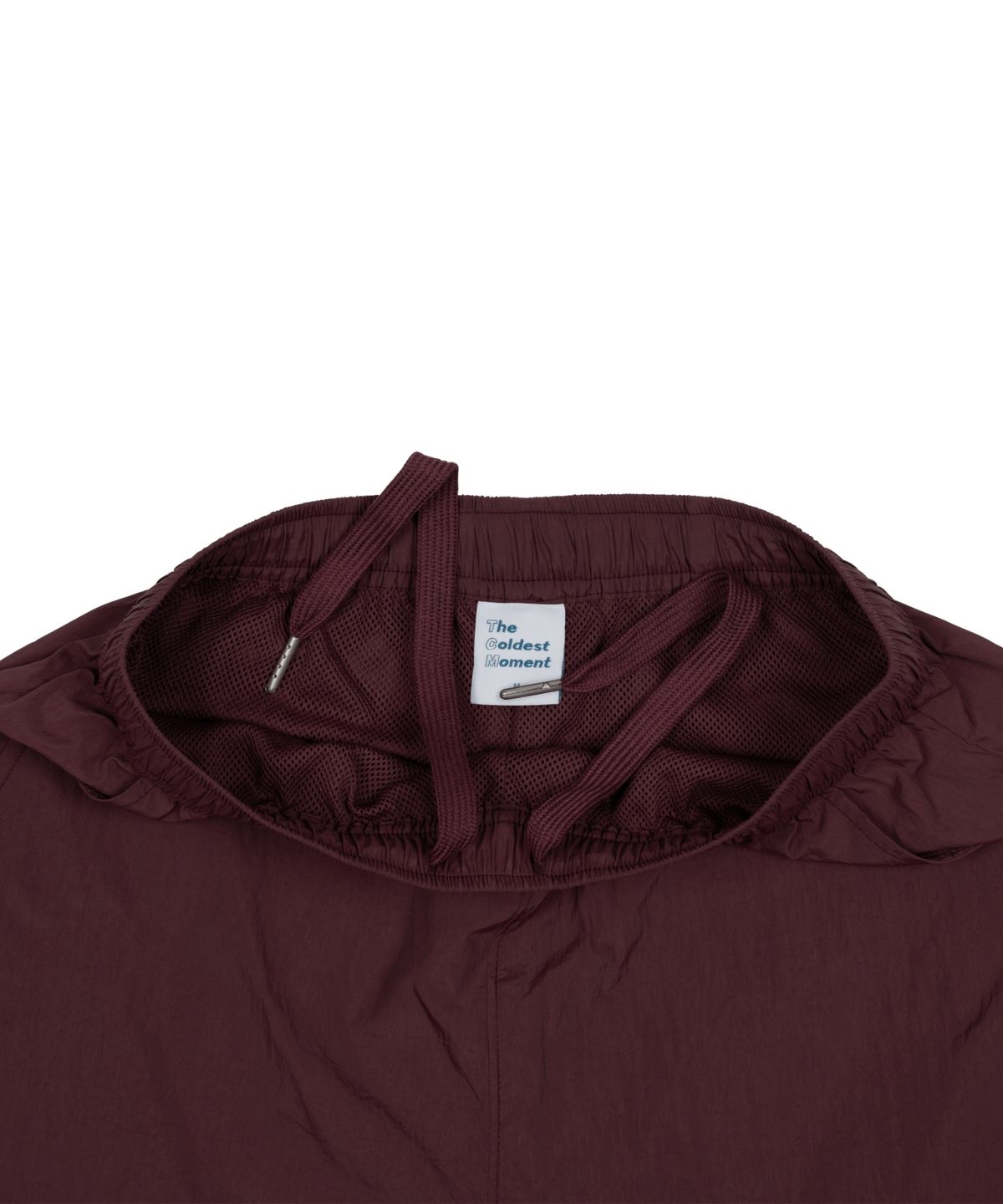 더콜디스트모먼트(THE COLDEST MOMENT) TCM int nylon half pants (burgundy)