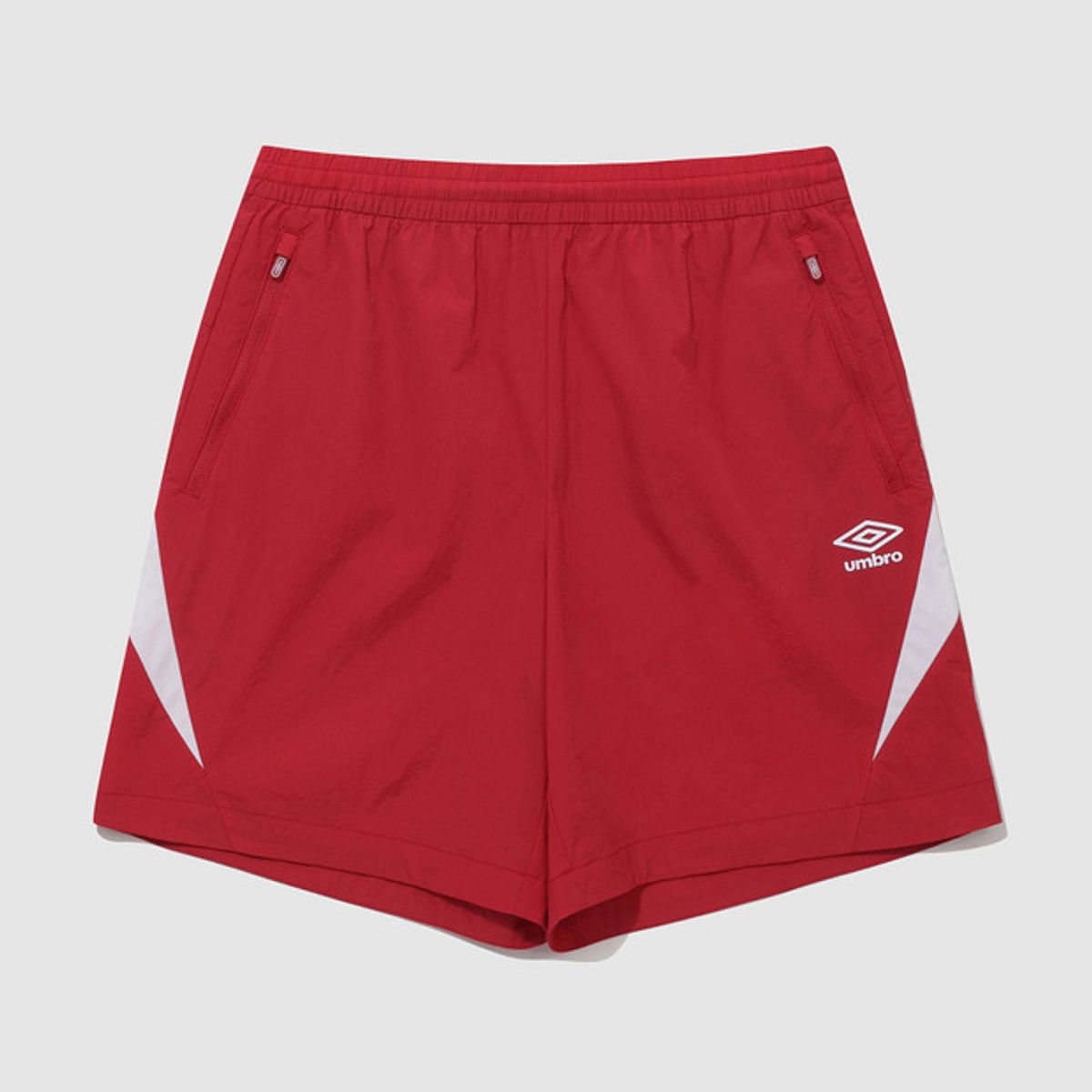 엄브로(UMBRO) 더블컷 4부 반바지 레드(UQ223SHP53)
