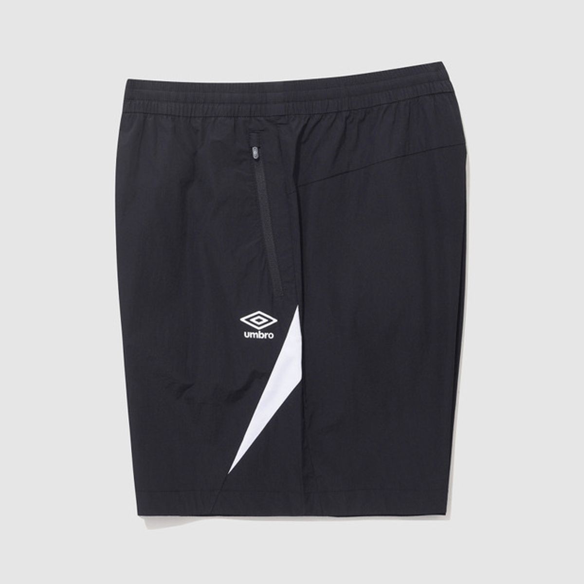 엄브로(UMBRO) 더블컷 4부 반바지 블랙(UQ223SHP53)