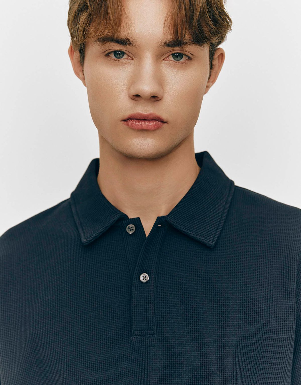 지오다노(GIORDANO) 와플 폴로 반팔 카라티 015505 [3color]