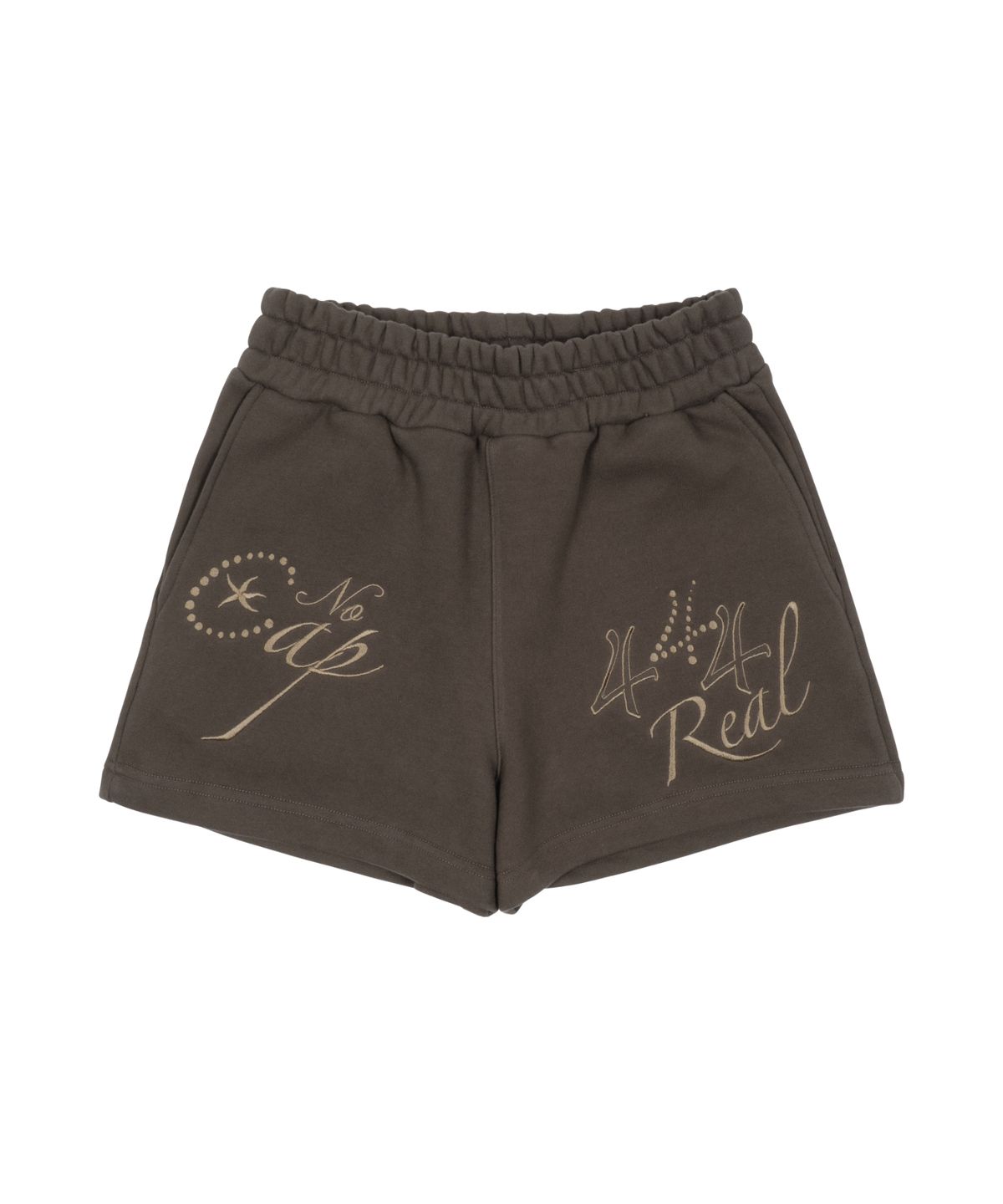 더콜디스트모먼트(THE COLDEST MOMENT) (w) TCM cap short sweat pants (brown)