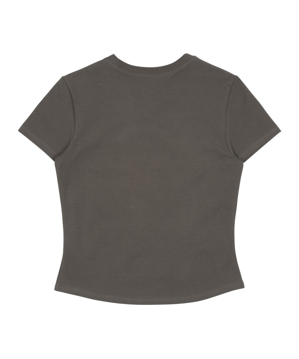 더콜디스트모먼트(THE COLDEST MOMENT) (w) TCM mini logo curved T (grey)