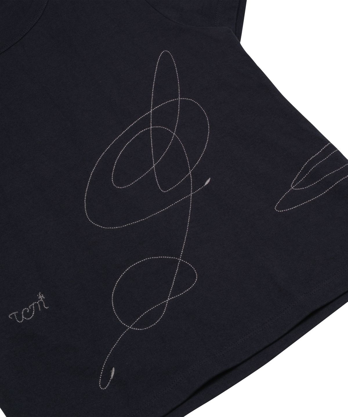 더콜디스트모먼트(THE COLDEST MOMENT) (w) TCM stitch side henley neck T (navy)