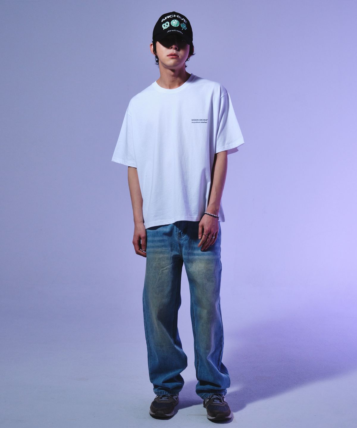 디더블유에스이(DWSE) 빈티지 워싱 데님 팬츠(블루)