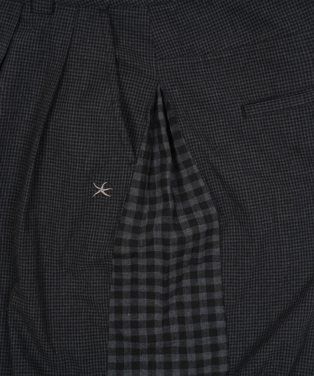 더콜디스트모먼트(THE COLDEST MOMENT) TCM starfish check pants (charcoal)