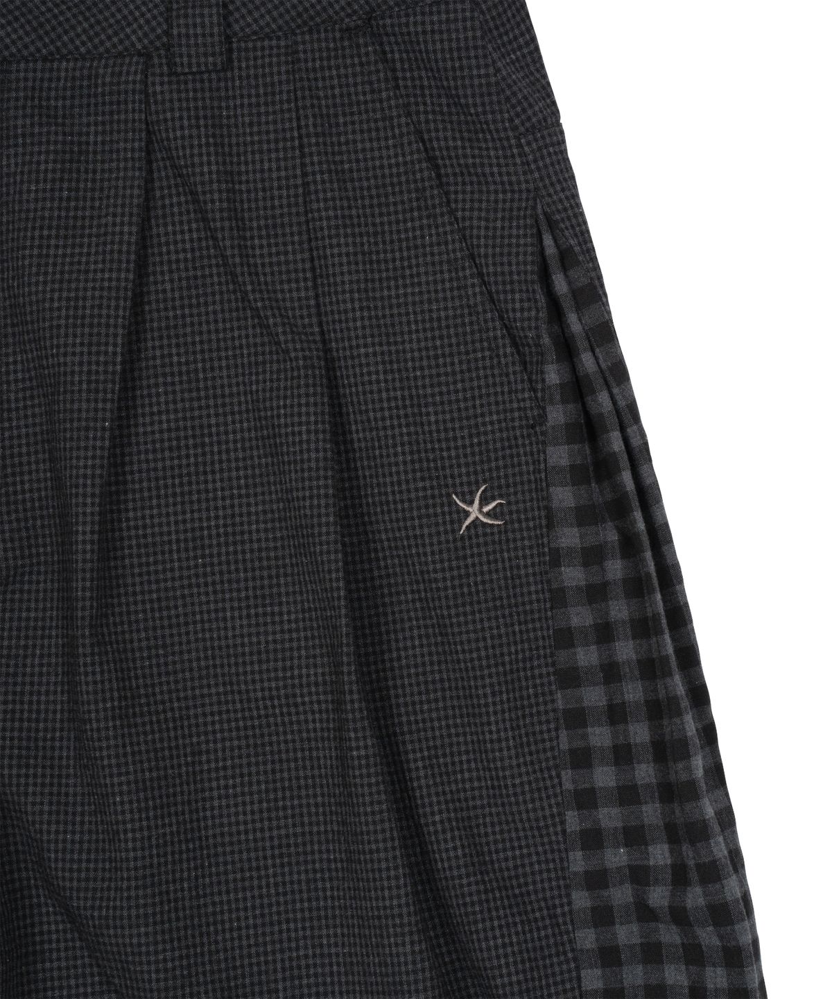 더콜디스트모먼트(THE COLDEST MOMENT) TCM starfish check pants (charcoal)