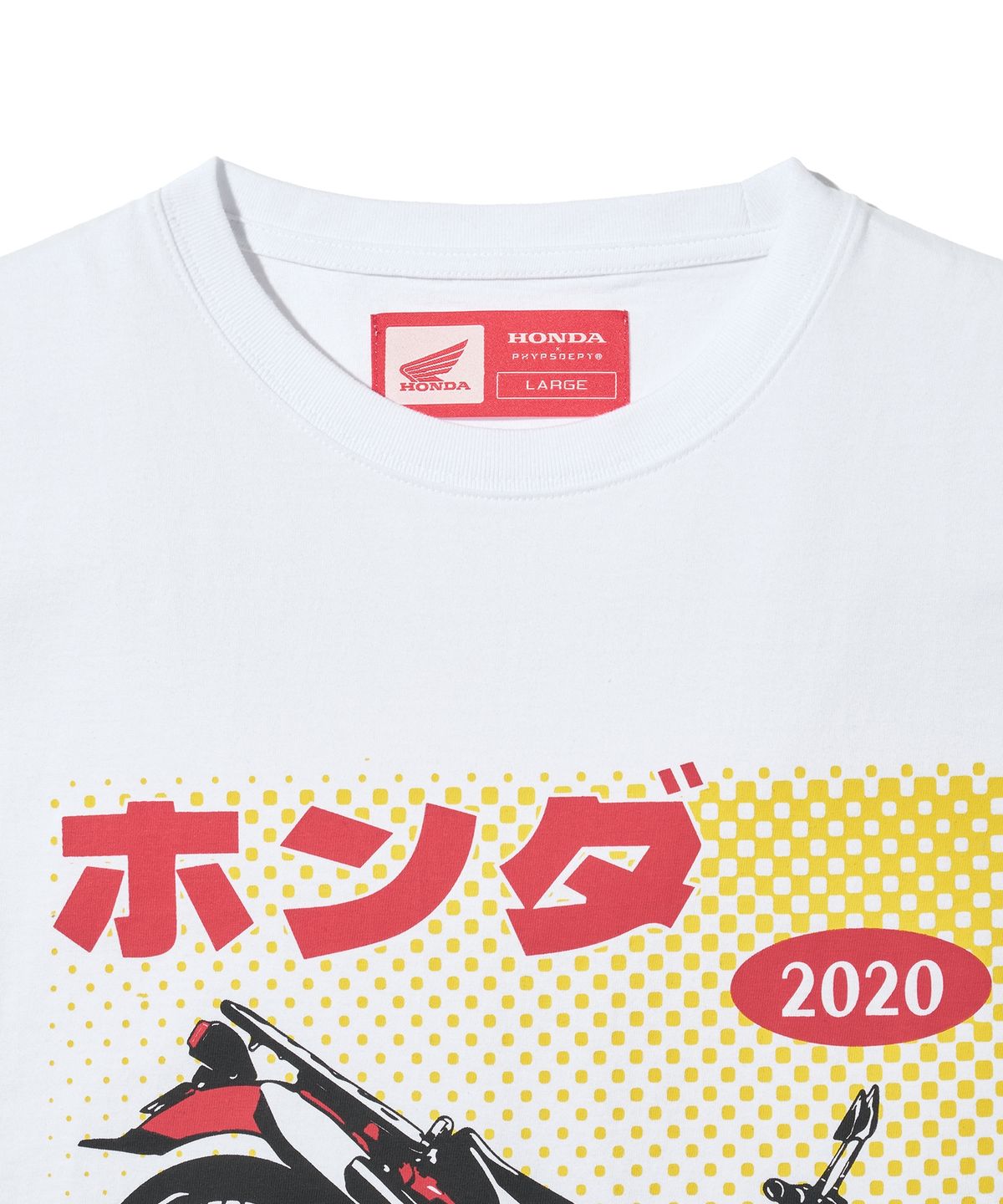 핍스 모터사이클(PHYPS MOTORCYCLE) Anime CT 125 Short Sleeve White