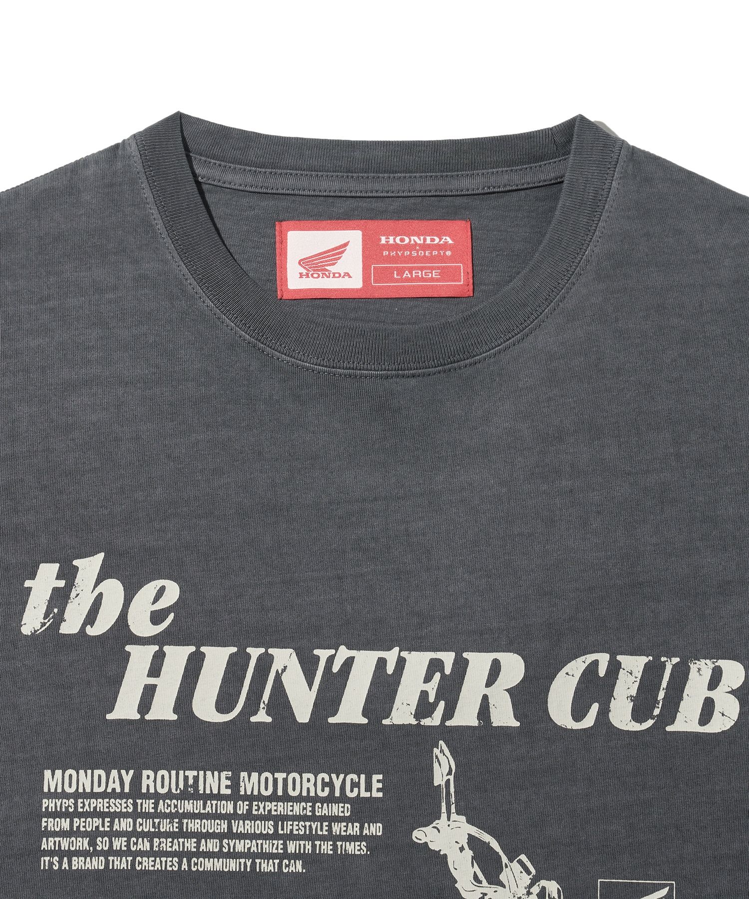 Tシャツ・カットソー HONDA MOTORCYCLE Hunter Cub Short Sleeve Charcoal MUSINSA公式 | Honda Motorcycle Hunter Cub Short Sleeve Charcoal