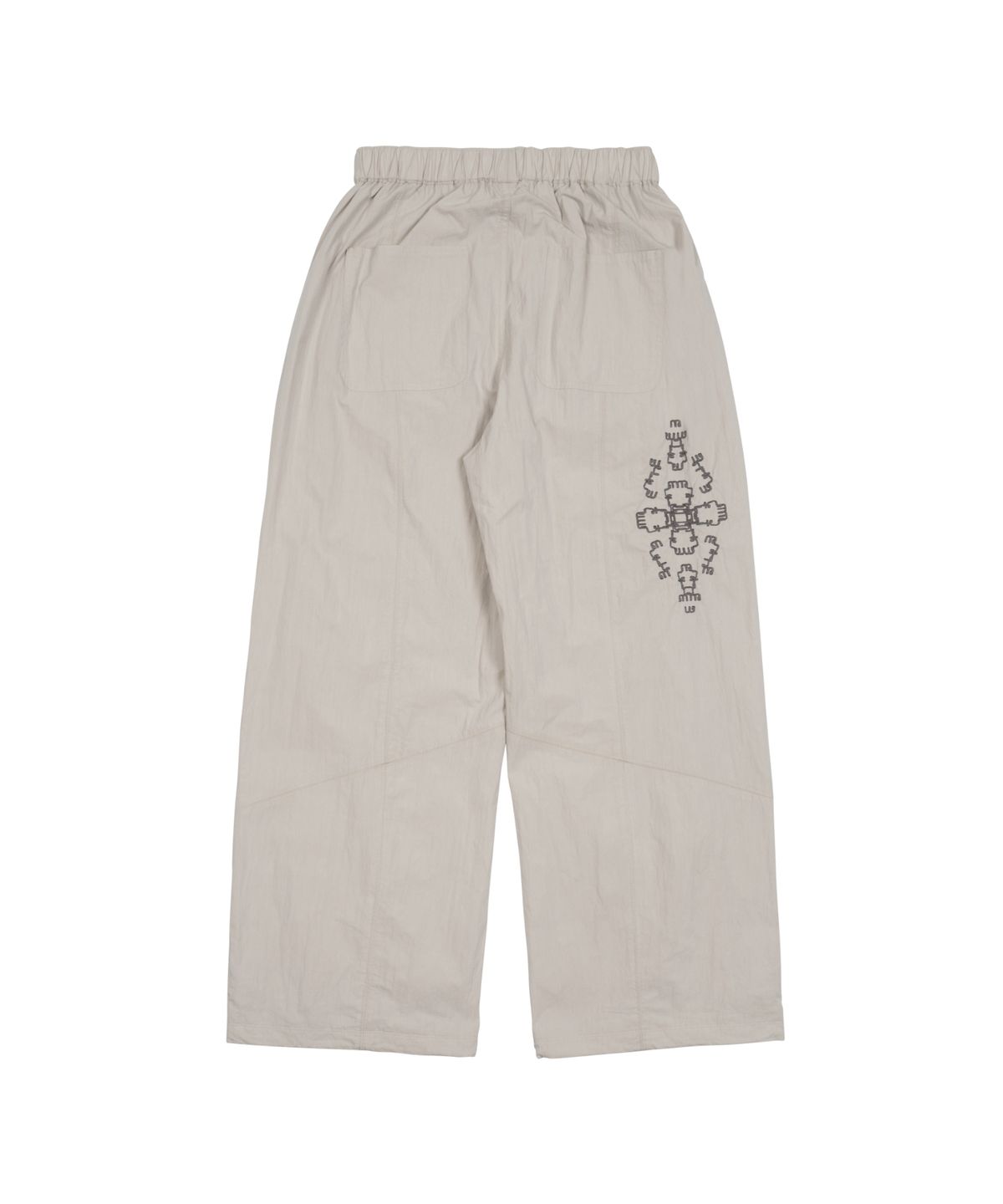 더콜디스트모먼트(THE COLDEST MOMENT) TCM ethnic nylon pants (ivory)