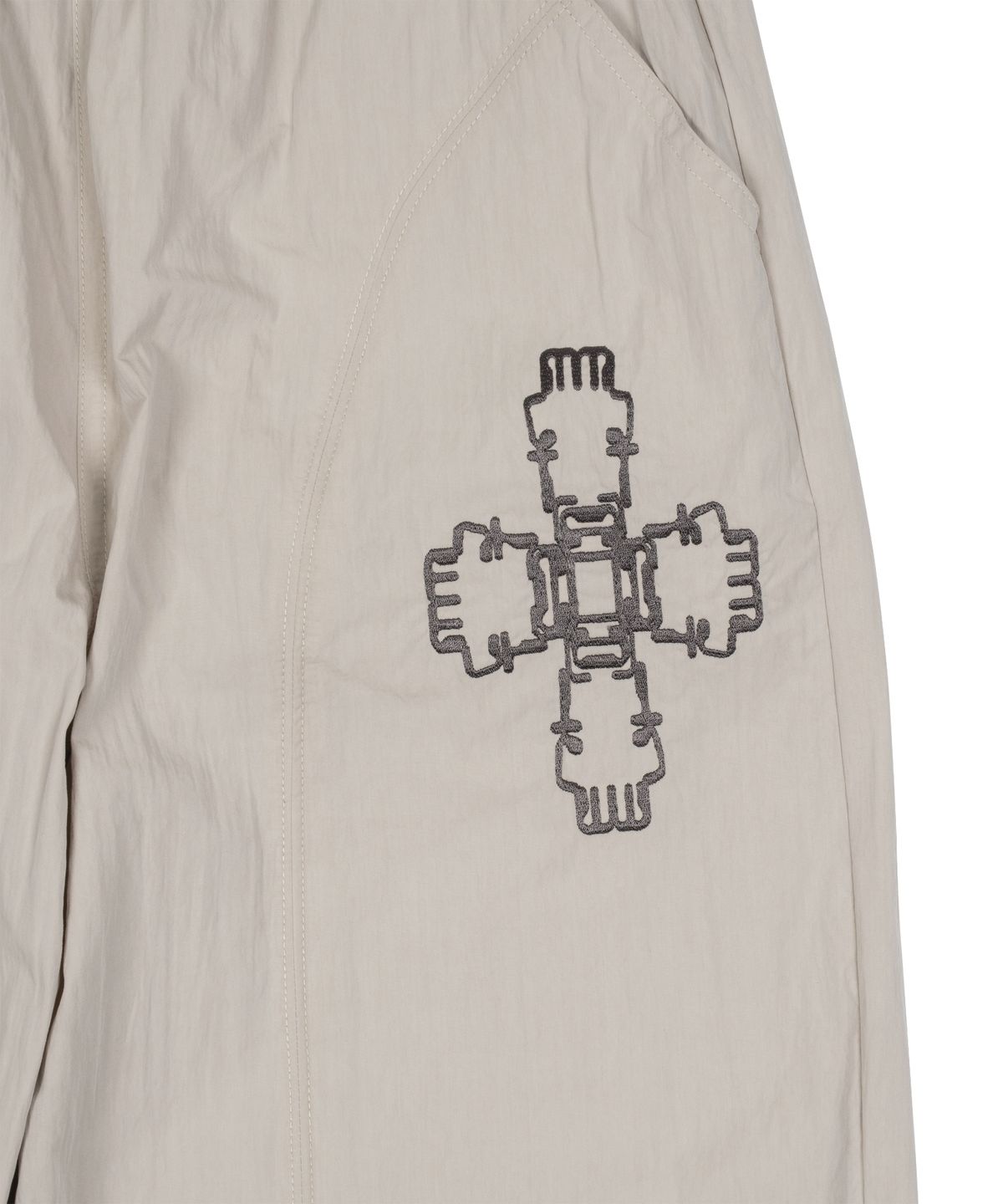 더콜디스트모먼트(THE COLDEST MOMENT) TCM ethnic nylon pants (ivory)