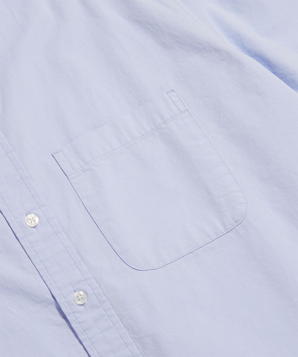 피도디도(FIDO DIDO) Basic Overfit Half Shirt Sky Blue