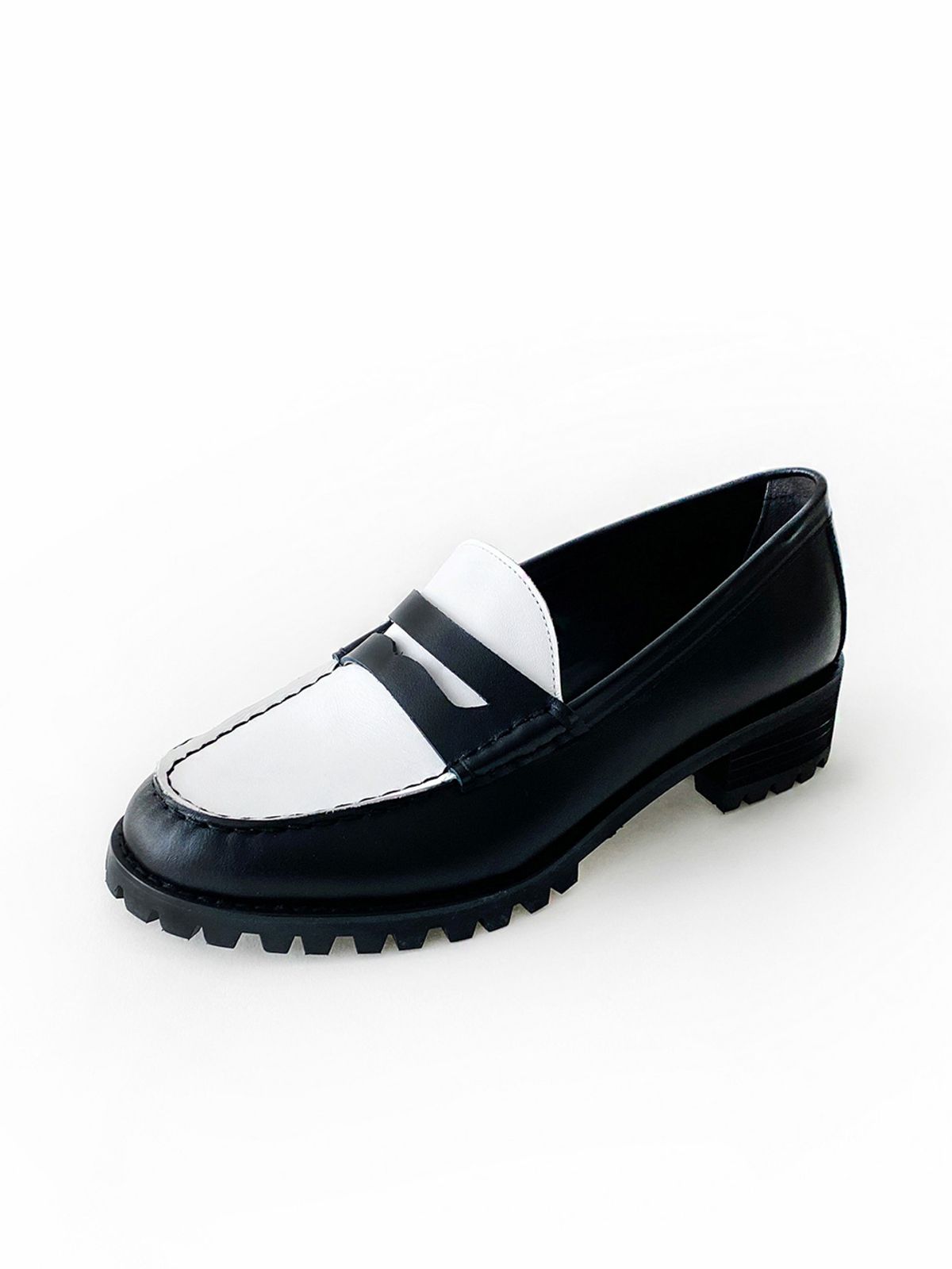 오드리(ODR) 댄디페니 로퍼_Black 4cm ODRD240021
