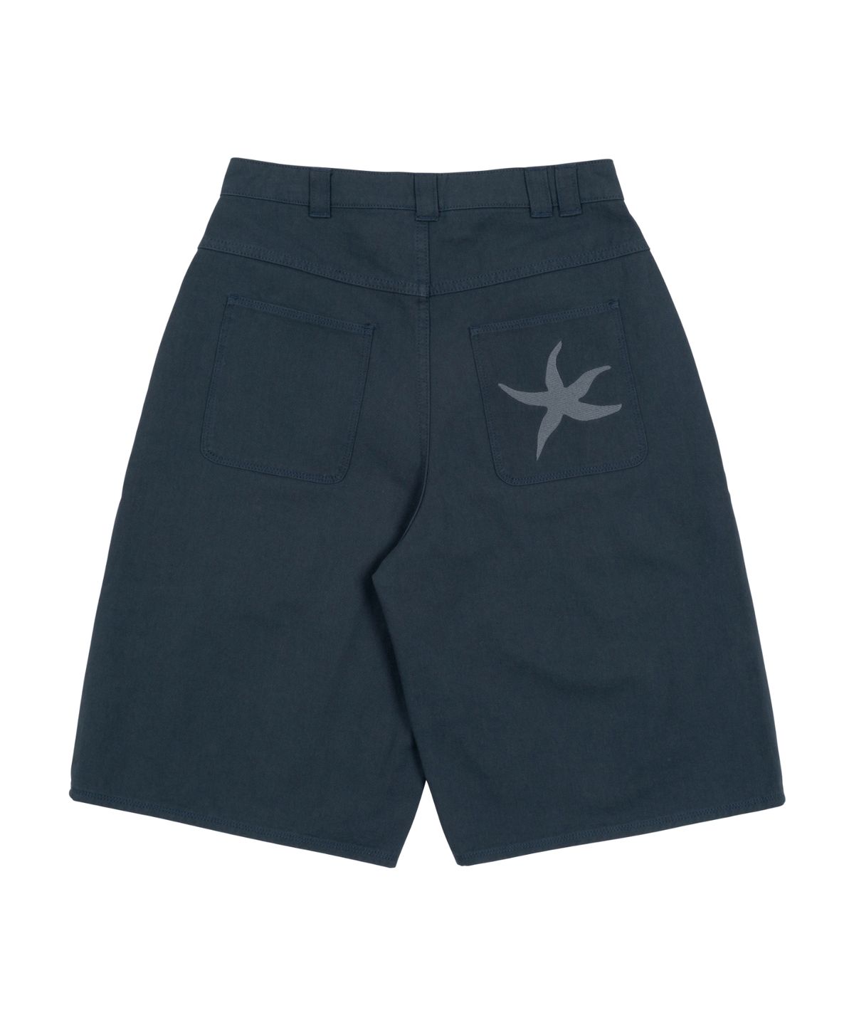 더콜디스트모먼트(THE COLDEST MOMENT) TCM starfish half chino pants (blue)