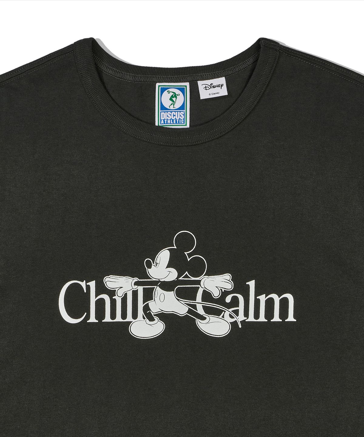 디스커스 애슬레틱(DISCUS ATHLETIC) [2COLORS] Mickey & Minnie Yoga Chill T-Shirt