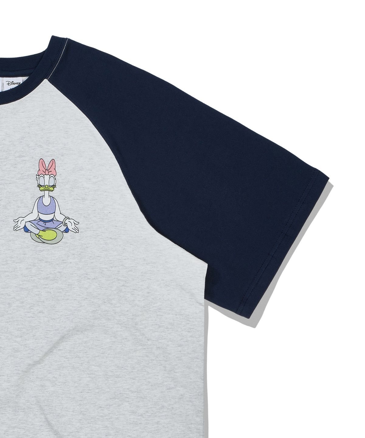 디스커스 애슬레틱(DISCUS ATHLETIC) Daisy Yin-Yang Raglan T-Shirt Melange Grey
