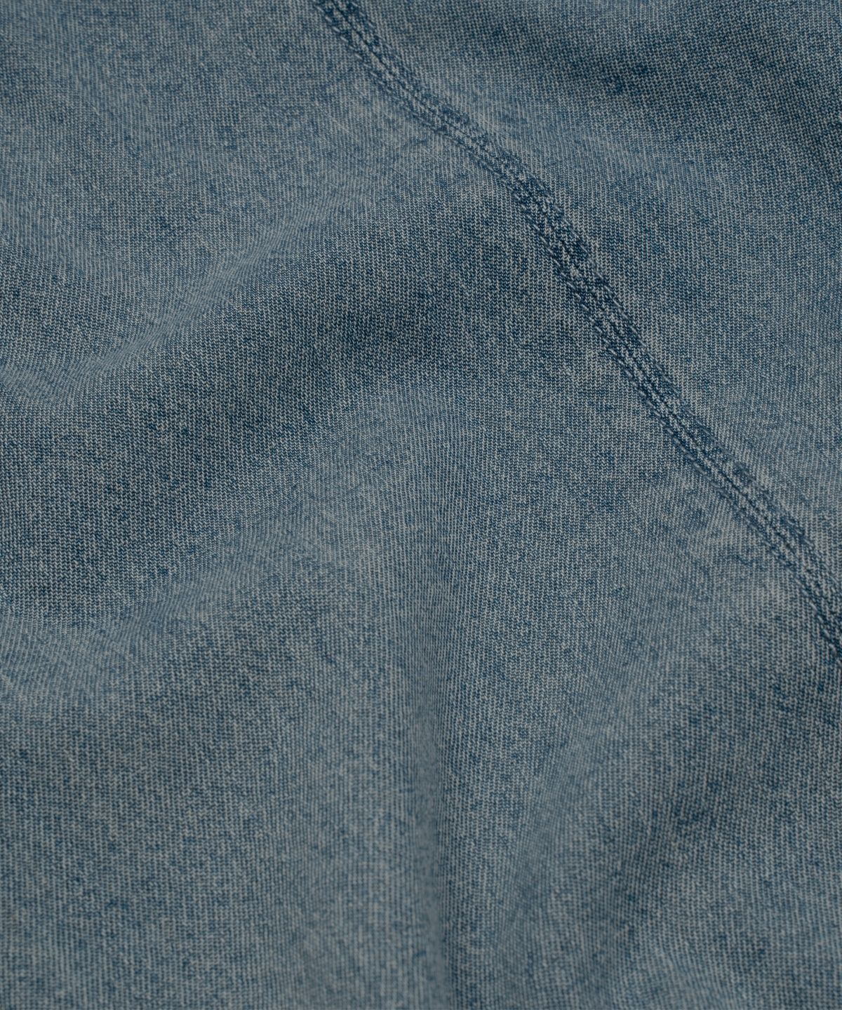 더콜디스트모먼트(THE COLDEST MOMENT) TCM mini logo denim half shirts (blue)