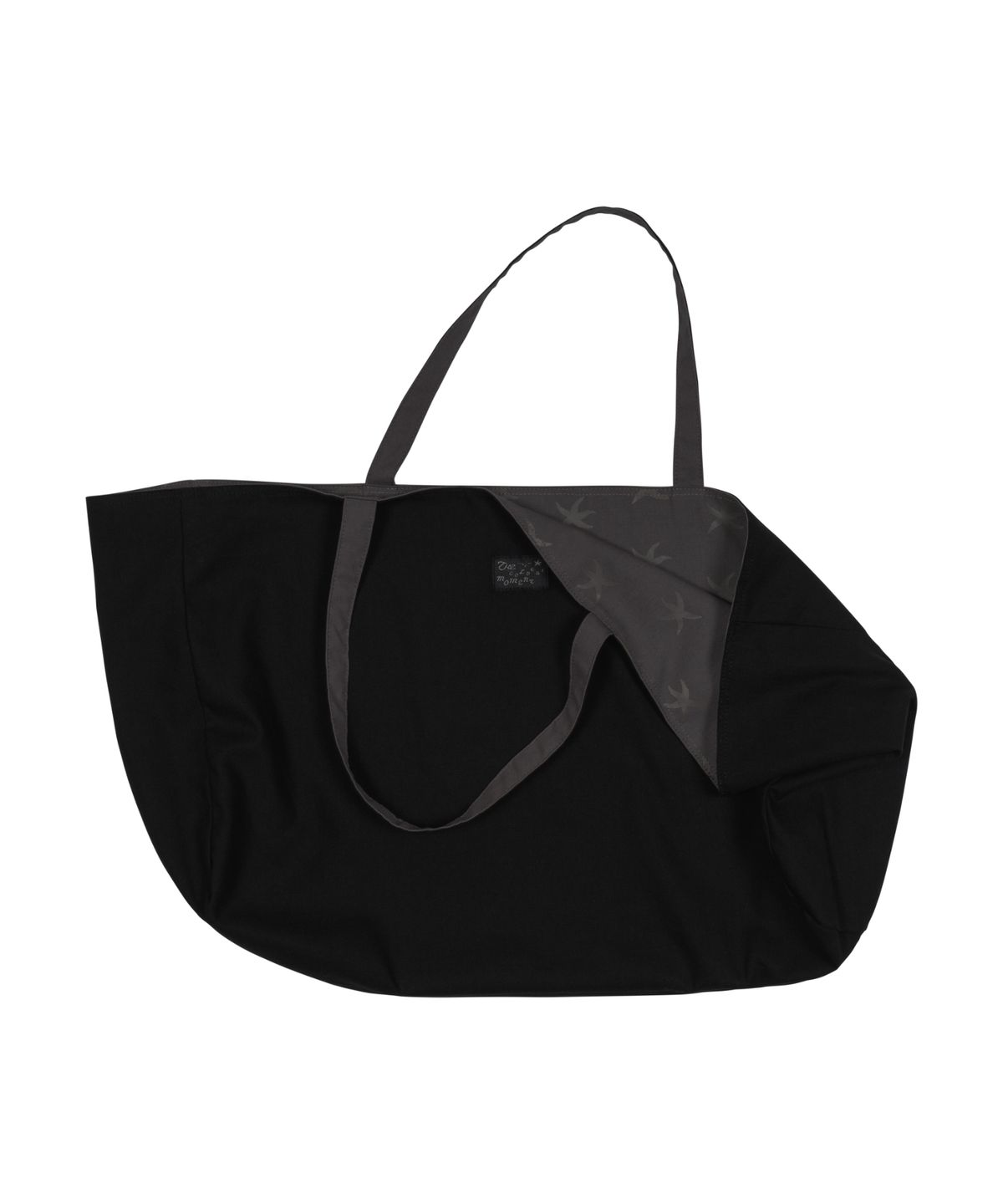 더콜디스트모먼트(THE COLDEST MOMENT) TCM starfish reversible tote bag (charcoal/black)