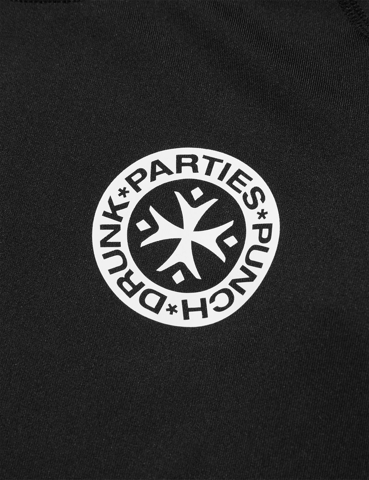 펀치드렁크파티즈(PUNCH DRUNK PARTIES) Circle Logo Gear Top (BLACK)