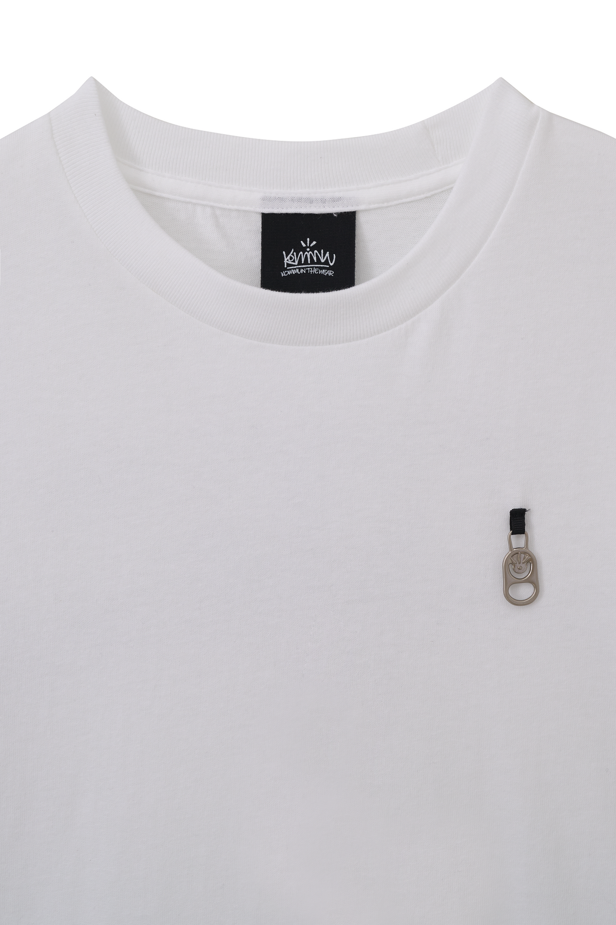 커뮨더웨어(KOMMUNTHEWEAR) 커뮨 오프너 반팔티셔츠 화이트