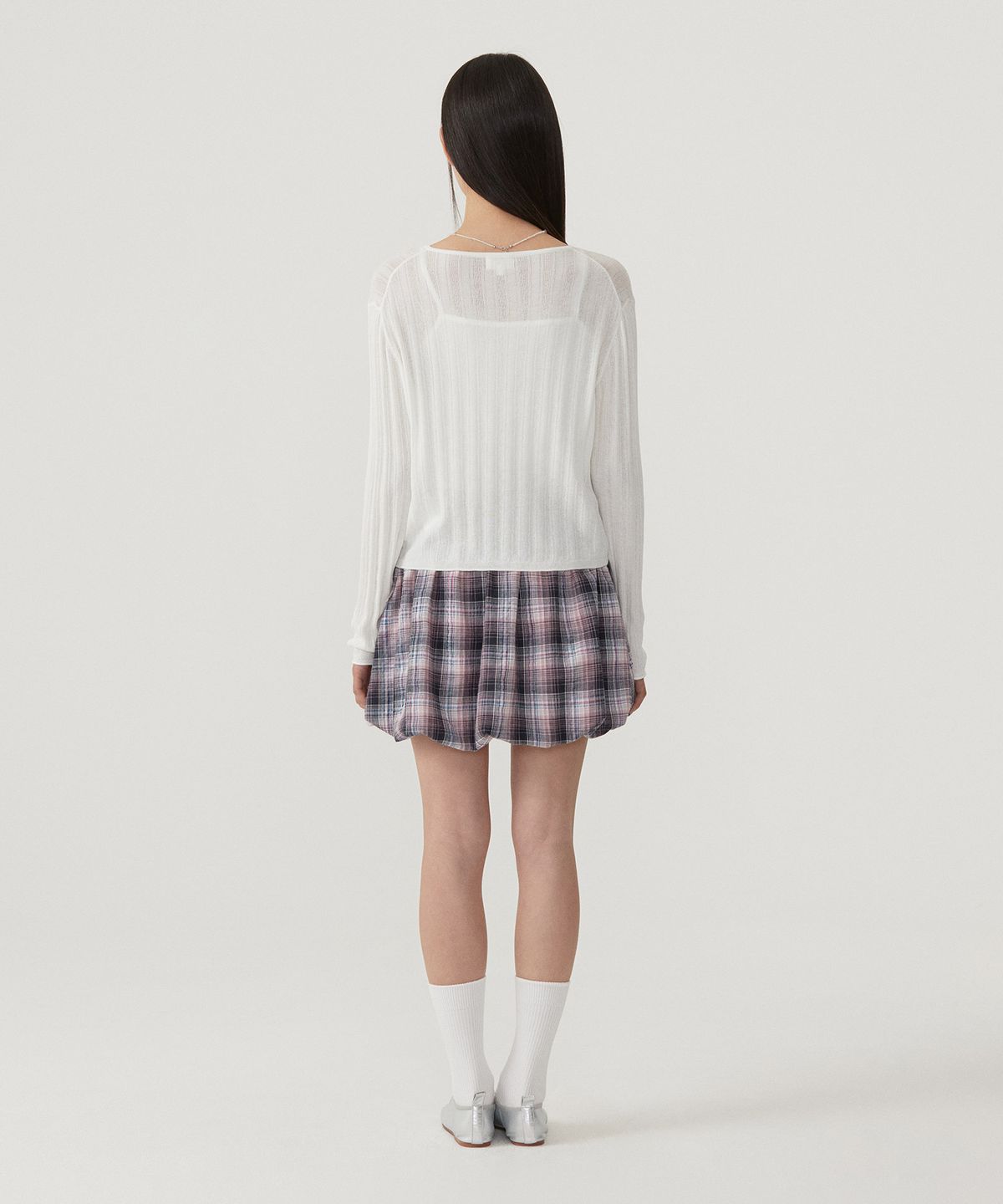 커버낫 우먼(COVERNAT WOMAN) 우먼 썸머 셔링 가디건 White