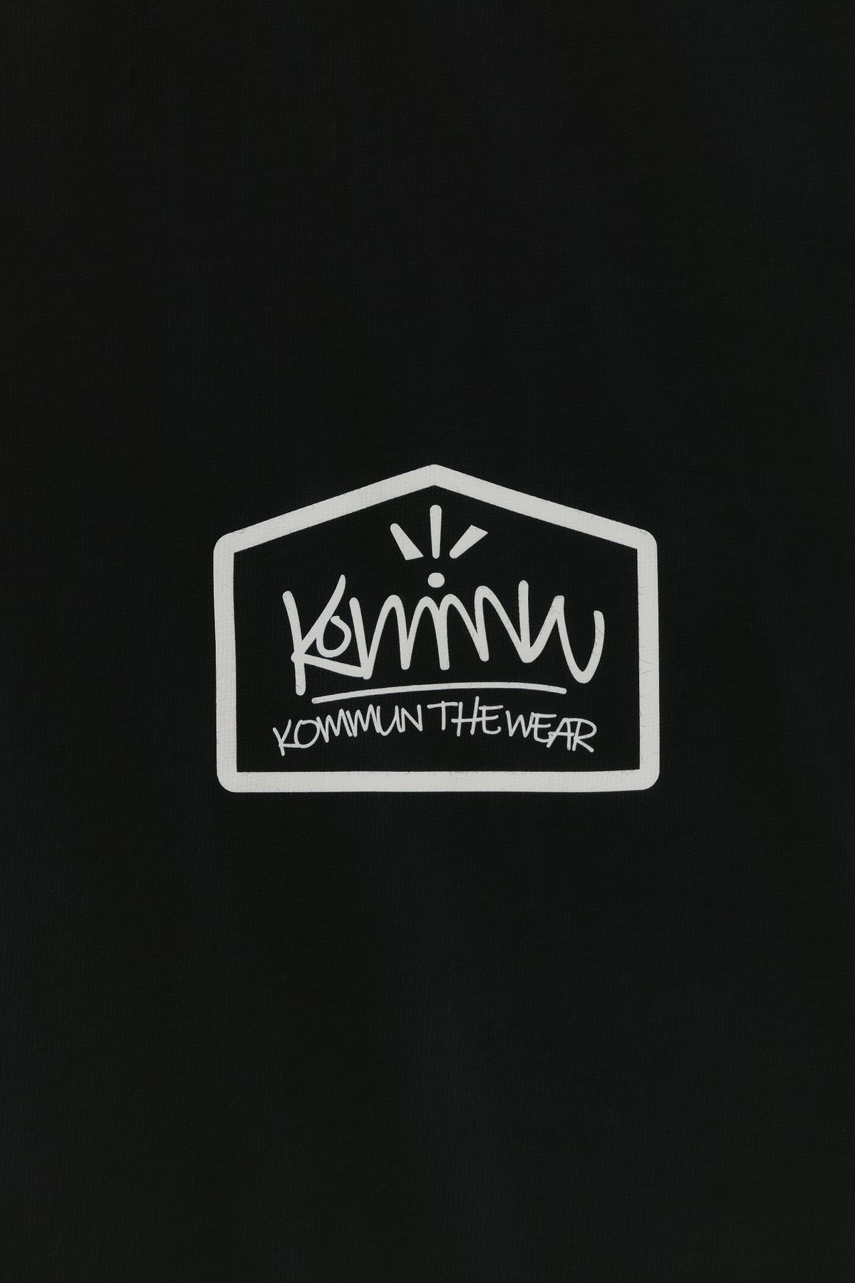 커뮨더웨어(KOMMUNTHEWEAR) 커뮨 오프너 반팔티셔츠 블랙