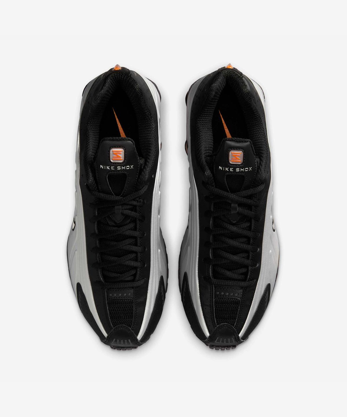 나이키(NIKE) 샥스 R4 M - 블랙:브라이트 만다린:메탈릭 실버:배스트 그레이 / HQ1988-003