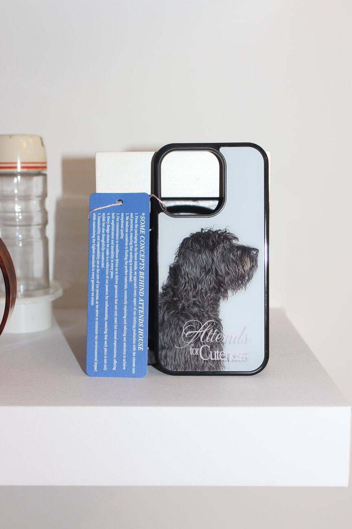 어텐즈(ATTENDS) Black doggy bliss case