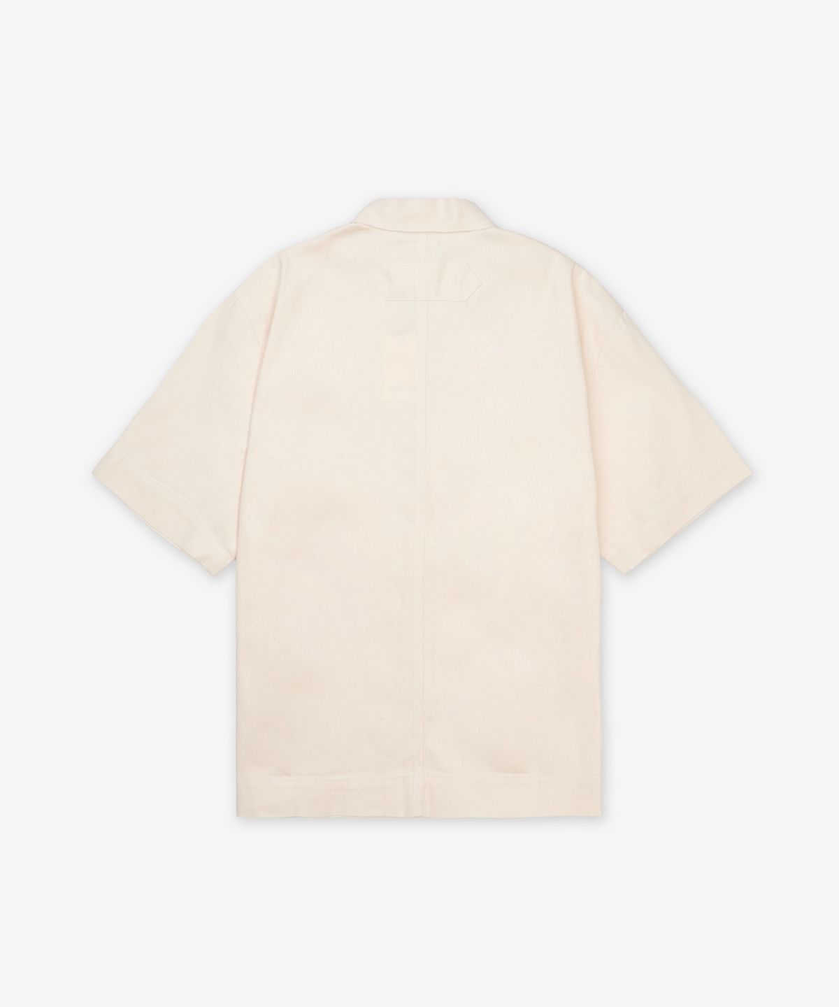 자크뮈스(JACQUEMUS) 라 슈미즈 드 니메스 알로에 반소매 셔츠 - 오프 화이트 / 255DE0601516110