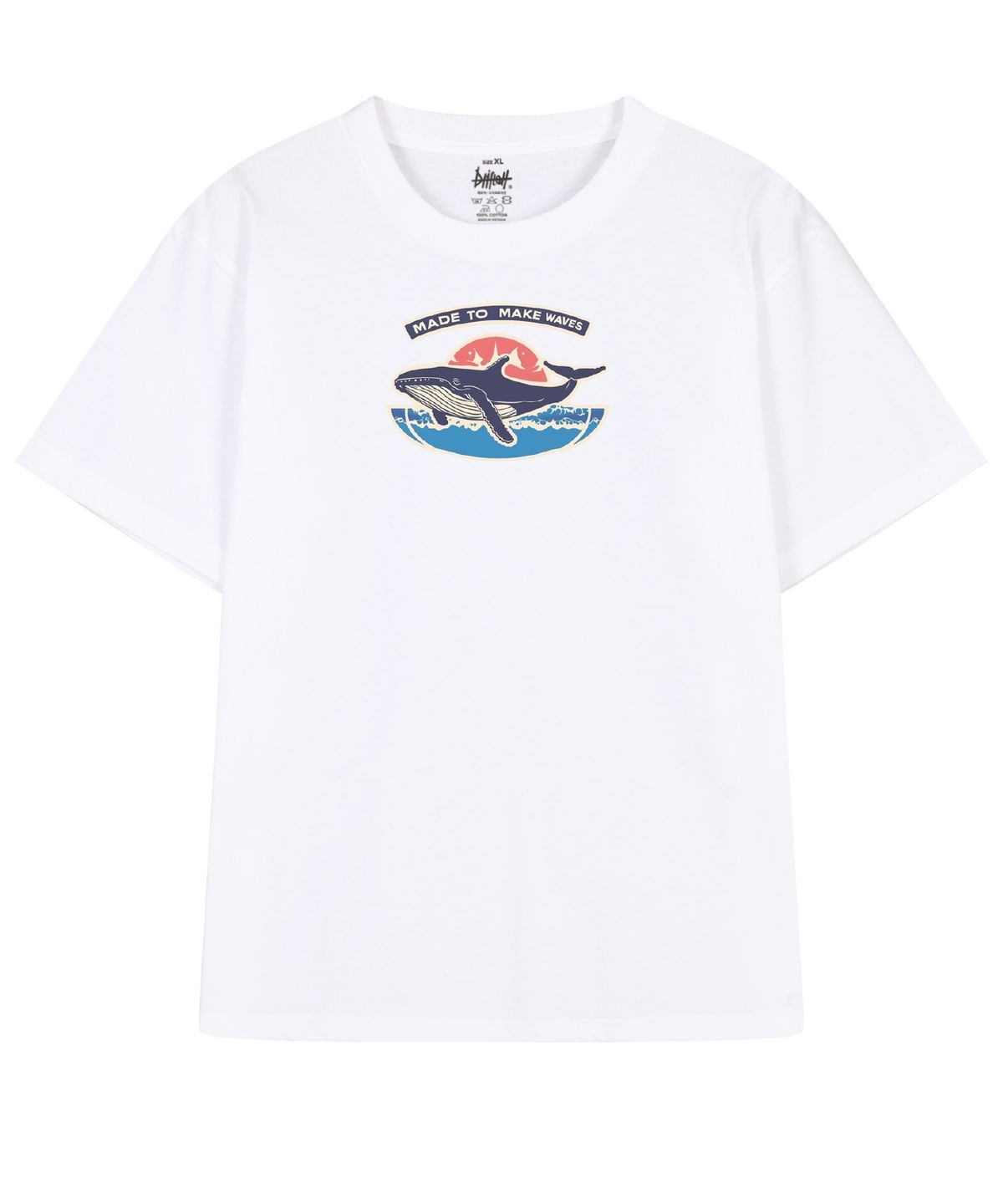 드리프트아웃(DRIFTOUT) 모아 메이크 웨이브 반팔 티셔츠 (3color)