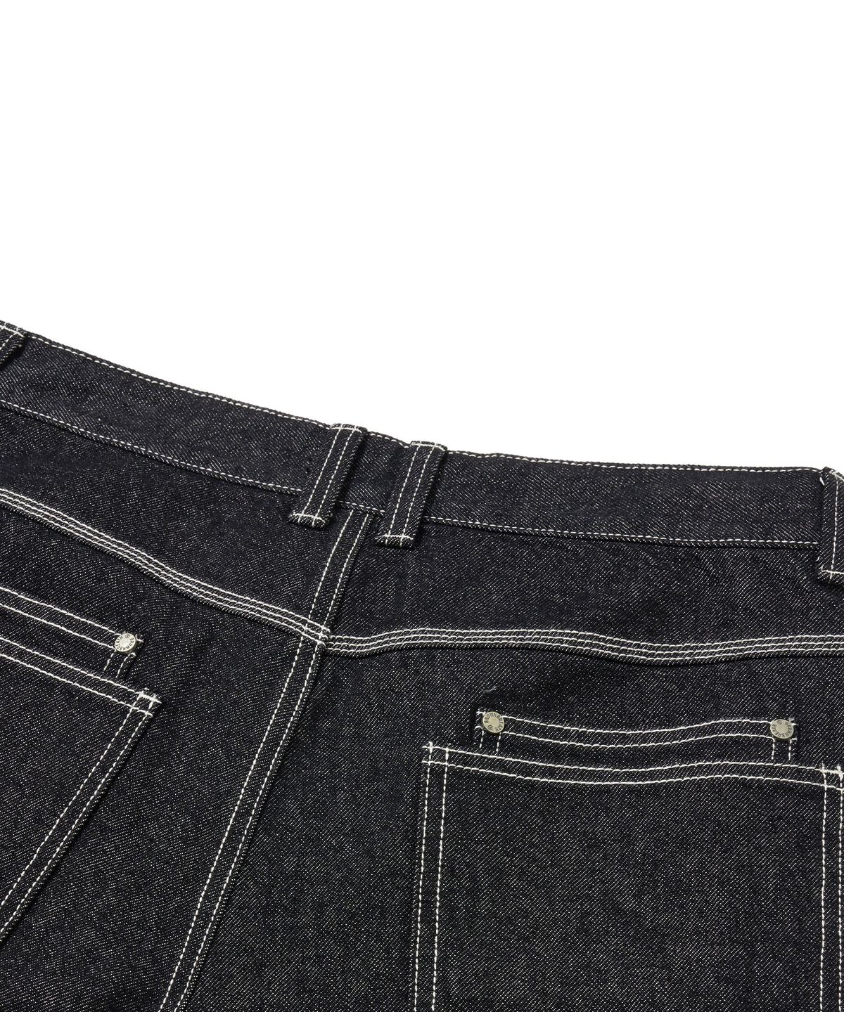 브라운브레스(BROWNBREATH) DENIM BERMUDA PANTS - BLACK