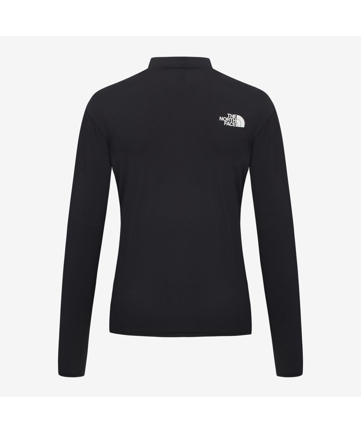 노스페이스(THE NORTH FACE) NT7XR00A 아이스 페이스 터틀넥 긴팔 티셔츠 BLACK