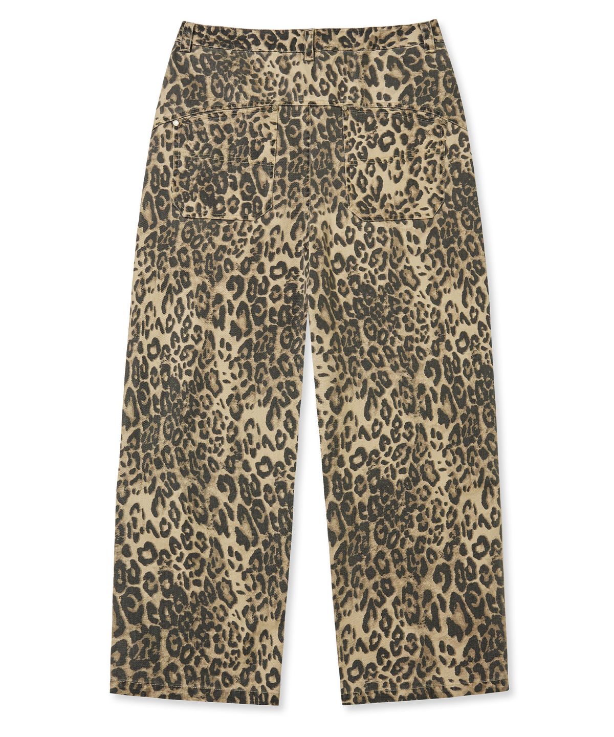 브라운브레스(BROWNBREATH) TAG LEOPARD PANTS - BEIGE