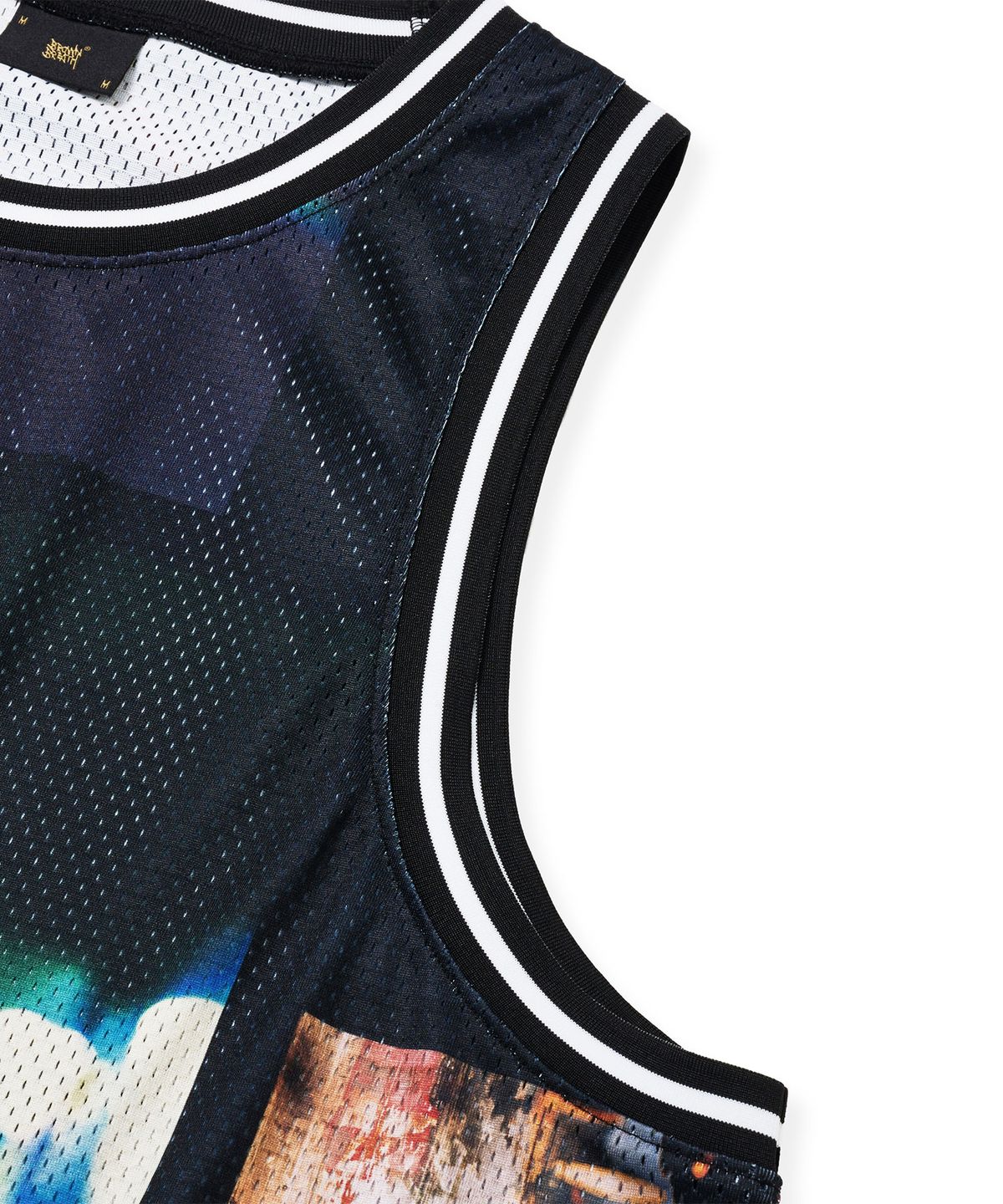 브라운브레스(BROWNBREATH) TRACE BASKETBALL SLEEVELESS - BLACK
